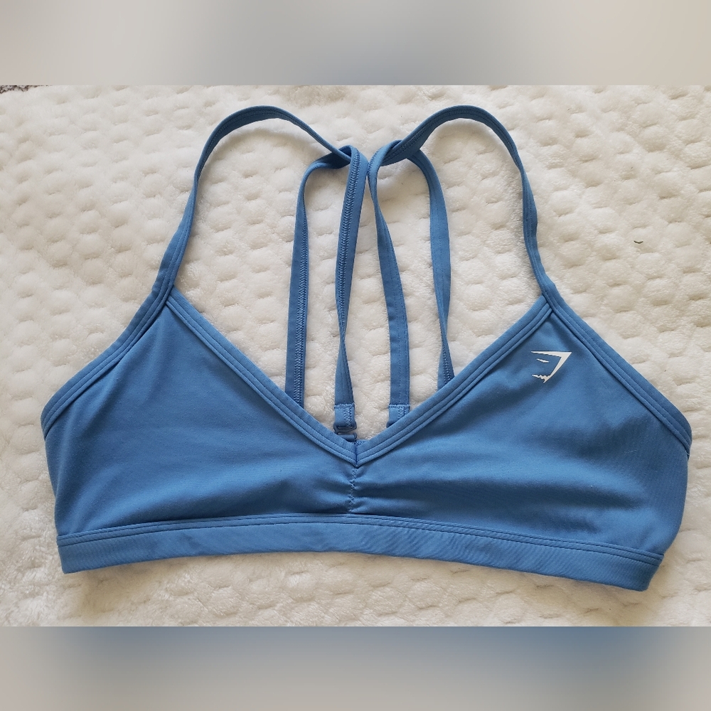 Gymshark Blue Minimal Sports Bra